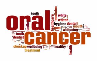 april is oral cancer awareness month in big red text