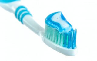 Toothbrush with toothpaste