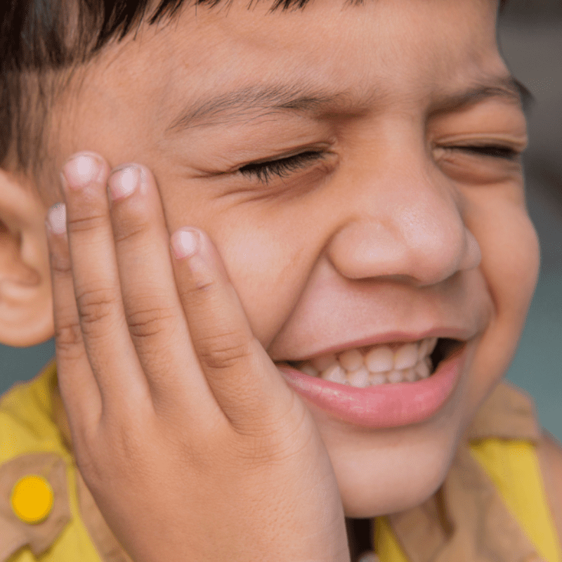 bruxism in children, clenching of teeth